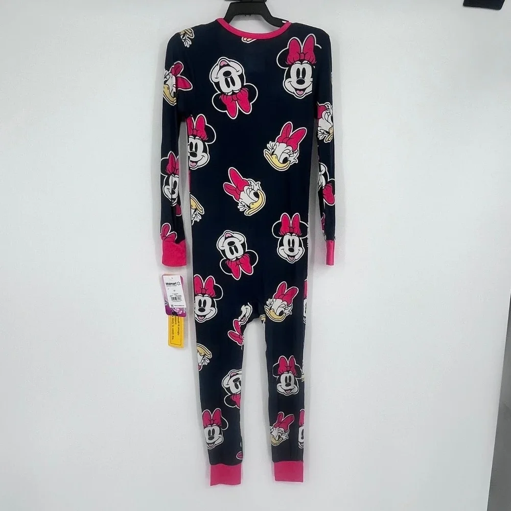 NWT Disney Minnie Mouse Daisy Duck Toddler‎ Girls Pajamas Sleepwear 5T Navy Pink